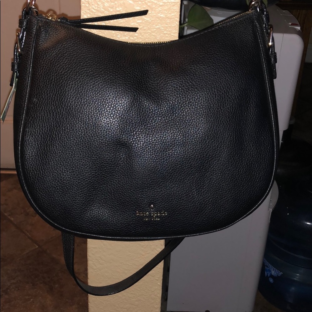Kate Spade black Mylie Cobble hill purse